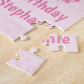 Black Ballerina Happy Birthday ジグソーパズル (側面)