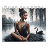 Black Ballerinas Ballet Art Calendar カレンダー (カバー)