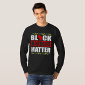 Black Barbers Matter Haircut Hairstylist African A Tシャツ (正面フル)