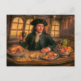 Black Bart Pirate Tavern Portrait ポストカード