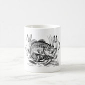 Black bass コーヒーマグカップ (中央)