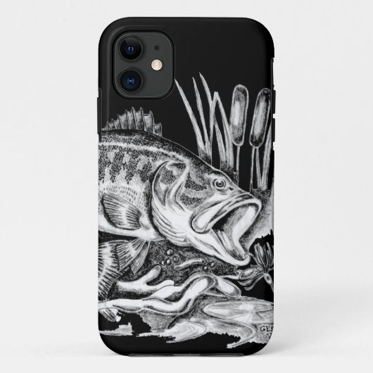 Black Bass Case-Mate iPhoneケース (裏面)