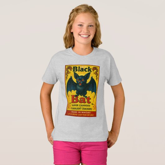 Black Bat Retro Firecracker Youth Tee Tシャツ (正面フル)