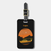 Black Bear  ラゲッジタグ (正面縦)