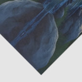 Black Bear at the stream under moonlight 薄葉紙 (詳細)