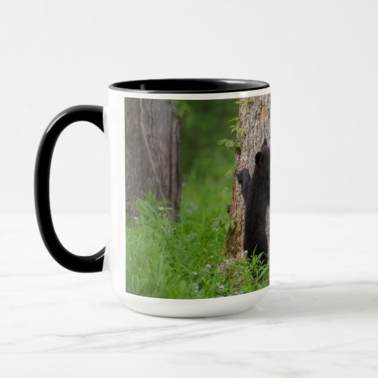 Black Bear Cub | Great Smoky Mountains マグカップ (左)