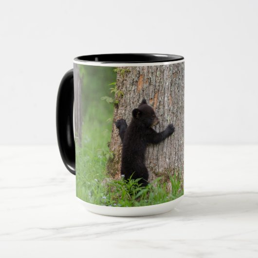 Black Bear Cub | Great Smoky Mountains マグカップ (正面左)