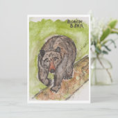 Black Bear Greeting Card シーズンカード (スタンド正面)