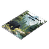 Black Bear Nature  ノートブック (左側)