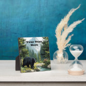 Black Bear Nature  フォトプラーク (インサイチュ)