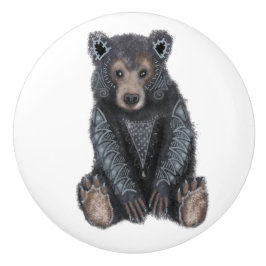 Black Bear Spriti Animal Ceramic Knob セラミックノブ