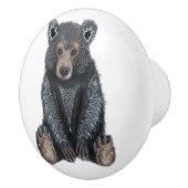 Black Bear Spriti Animal Ceramic Knob セラミックノブ (右)