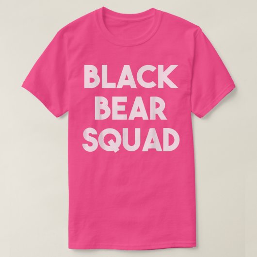 Black Bear Squad - Funny Tシャツ (デザイン正面)