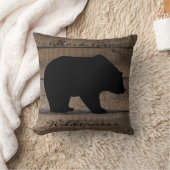 Black Bear Wilderness  クッション (ブランケット)