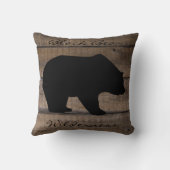 Black Bear Wilderness  クッション (裏面)