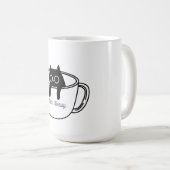 Black Beauty Cute Coffee Cup Graphic mug コーヒーマグカップ (正面右)