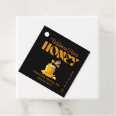 Black Bee Honey Label Metallic Gold Text  フェイバータグ (インサイチュ)