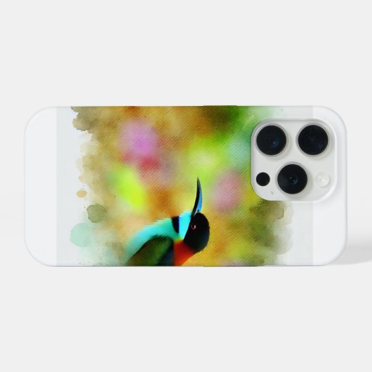 Black BeeEater 160724AREF214 - Watercolor iPhoneケース (裏面横)