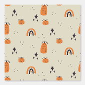 Black & Beige Hollow pattern for Your Kid Room 壁紙 (正面)