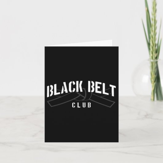 Black Belt Club カード (正面)