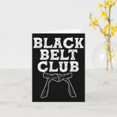 Black Belt Club - Karate Taekwondo Kung Fu Jiu Jit カード (黄色い花)