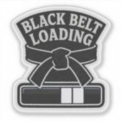Black Belt Loading... シール (正面)