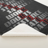 Black Belt | Martial Arts Blanket シェルパブランケット (3/4)