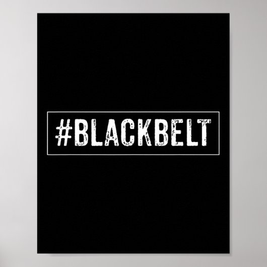 Black Belt Martial Arts - Karate Taekwondo ポスター (正面)