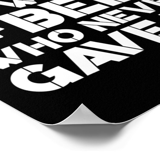 Black Belt Shirts Taekwondo Karate Gift  ポスター (角)