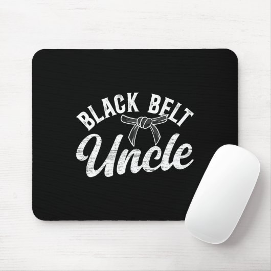 Black Belt Uncle Karate Uncle Proud Karate Uncle マウスパッド (マウス)
