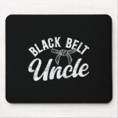 Black Belt Uncle Karate Uncle Proud Karate Uncle マウスパッド (正面)
