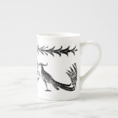 Black Birds & Reeds Bone China Mug ボーンチャイナマグカップ (右)