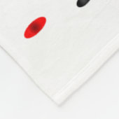 Black Bleeding Cut Open Broken Heart Goth Valentin フリースブランケット (角)