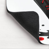 Black Bleeding Cut Open Broken Heart Goth Valentin マウスパッド (コーナー)