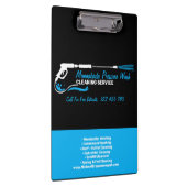 Black Blue Pressure Washing Water Spray クリップボード (右)