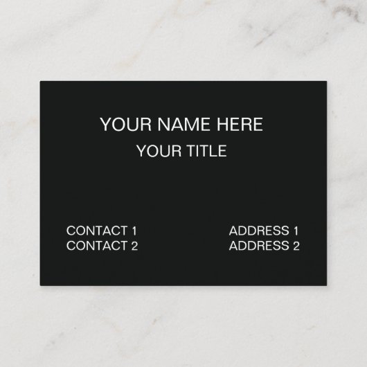 Black Blue Stained Glass Pattern 名刺 (裏面)