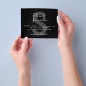 Black Body Art Salon Aftercare Instructions Tattoo チラシ (手)