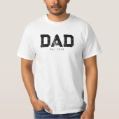 Black Bold Established Dad T-Shirt Tシャツ (正面)