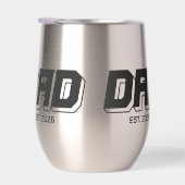 Black Bold Established New Dad Gift (右面)