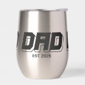 Black Bold Established New Dad Gift (左面)