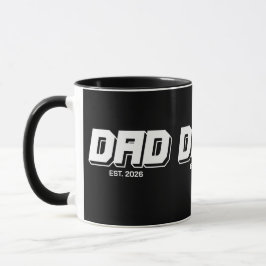 Black Bold Established New Dad Gift マグカップ
