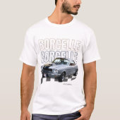 Black Bold Retro Car T-Shirt Tシャツ (正面)