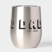 Black Bold Varsity Established Dad (背面)