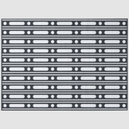 Black Bone Inlay Dots Border Decoupage Paper 薄葉紙