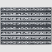 Black Bone Inlay Floral Border Decoupage Paper 薄葉紙 (正面)