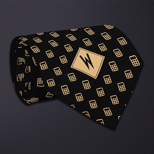 Black Bookkeeper Calculator ネクタイ