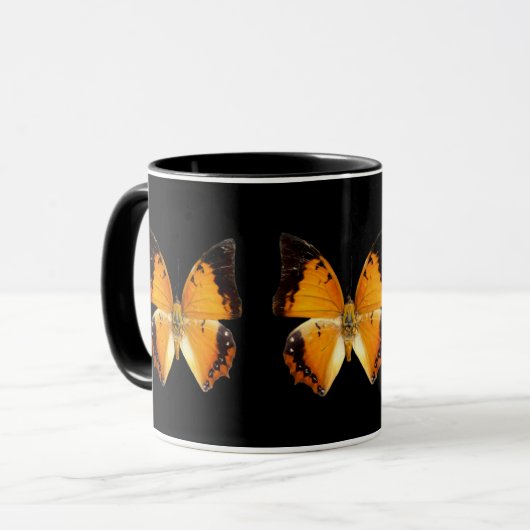 Black-Bordered Charaxes Butterfly Coffee Mug マグカップ (正面左)