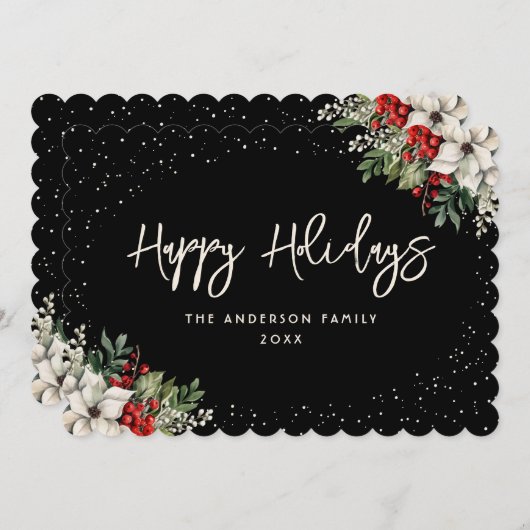 Black Botanical シーズンカード (正面/裏面)