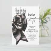  Black Bow 30th Birthday Party 招待状 (スタンド正面)