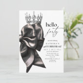 Black Bow 40th Birthday 招待状 (スタンド正面)